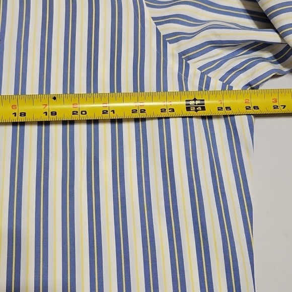 Polo Ralph Lauren Shirt Mens Size 16.5 -35 Stripe Button Down Yarmouth - Picture 5 of 6